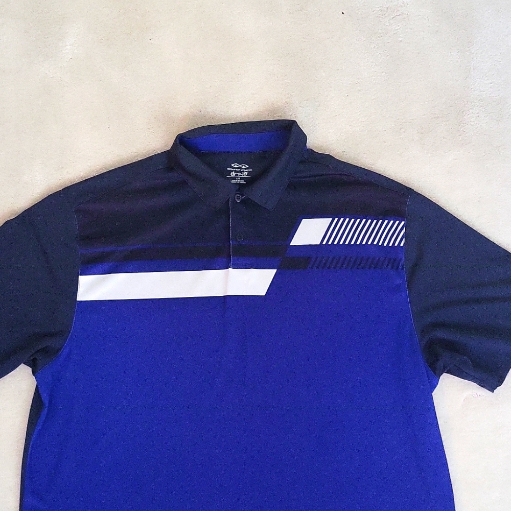 2/$20 Men's Snake eyes dry-18 Golf shirt sz L